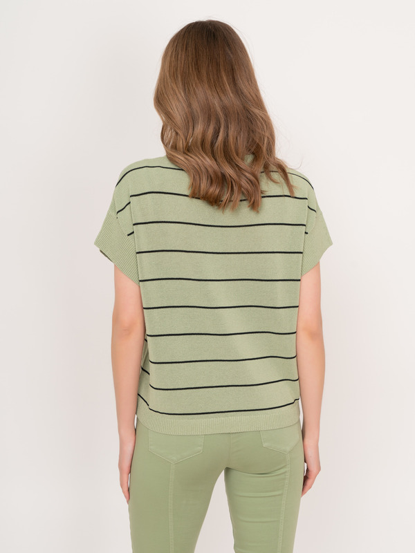 Э158102/5305/22-01 Пуловер с коротким рукавом Luisa Cerano