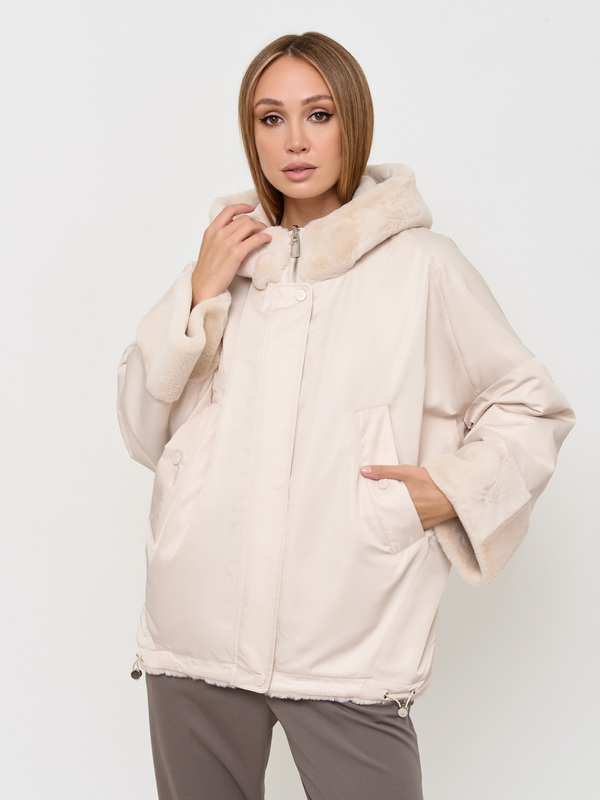 Куртка утепленная (из искусственного меха) Franco Vello, фото 4