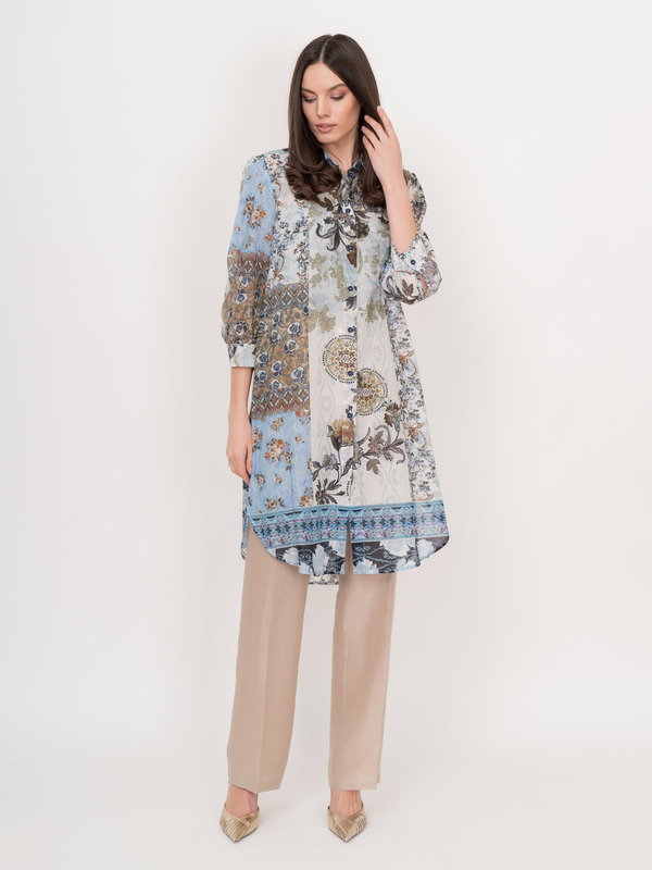 Э22D1675/22-01 Блуза (удлиненная) Donne da Sogno