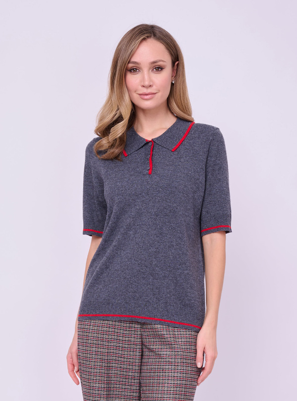 Э5915-226/м/25-02 Джемпер (с воротом поло) Franco Vello