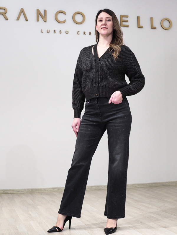 Э7702-225/м/24-02 Брюки джинсовые Franco Vello