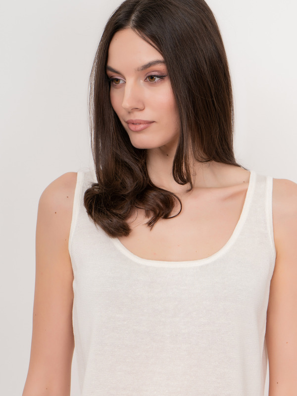 ЭCUNICOLO/22-01 Майка (топ) трикотажная Luisa Spagnoli