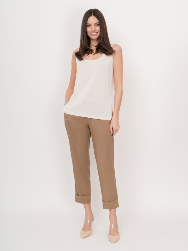 ЭCUNICOLO/22-01 Майка (топ) трикотажная Luisa Spagnoli