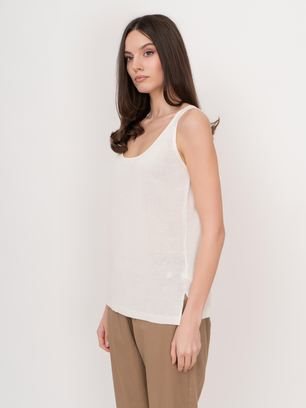 ЭCUNICOLO/22-01 Майка (топ) трикотажная Luisa Spagnoli