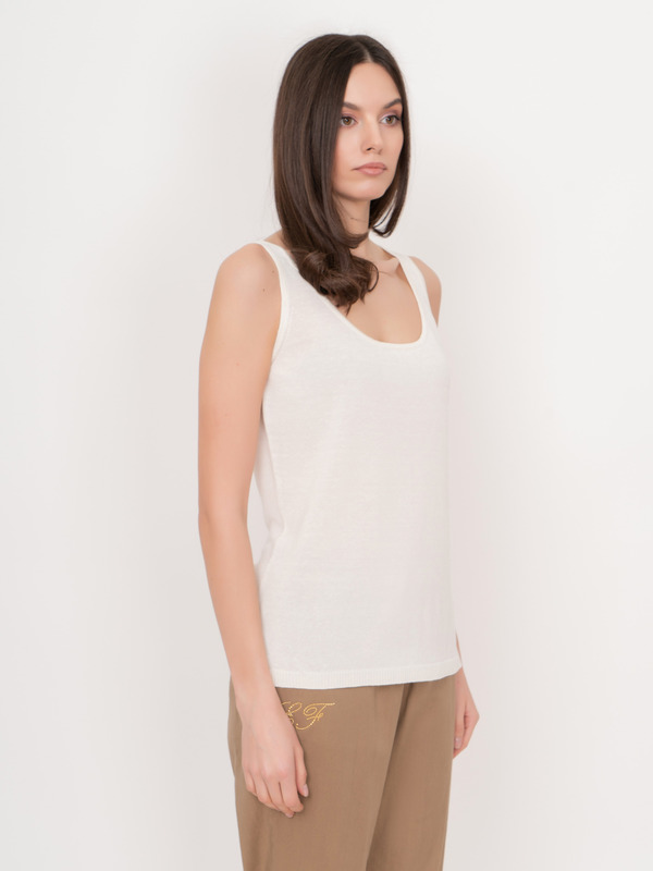 ЭCUNICOLO/22-01 Майка (топ) трикотажная Luisa Spagnoli