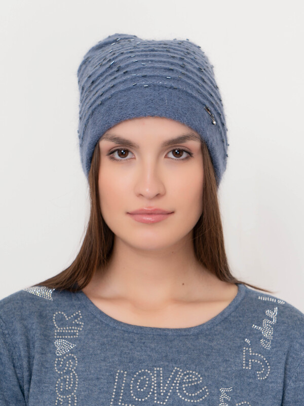 ЭS6726 CLP/20-2 Шапка с помпоном Vizio