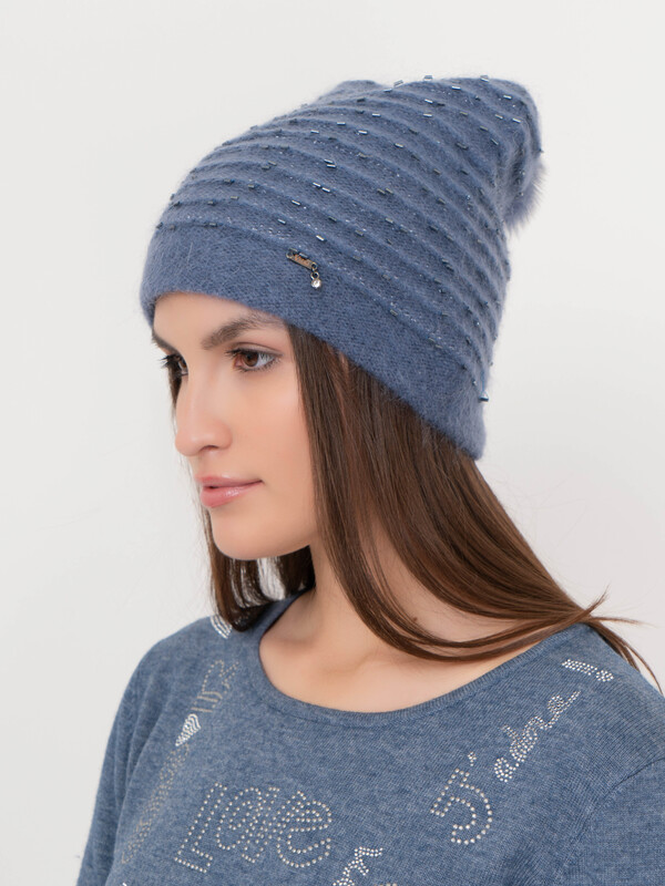 ЭS6726 CLP/20-2 Шапка с помпоном Vizio