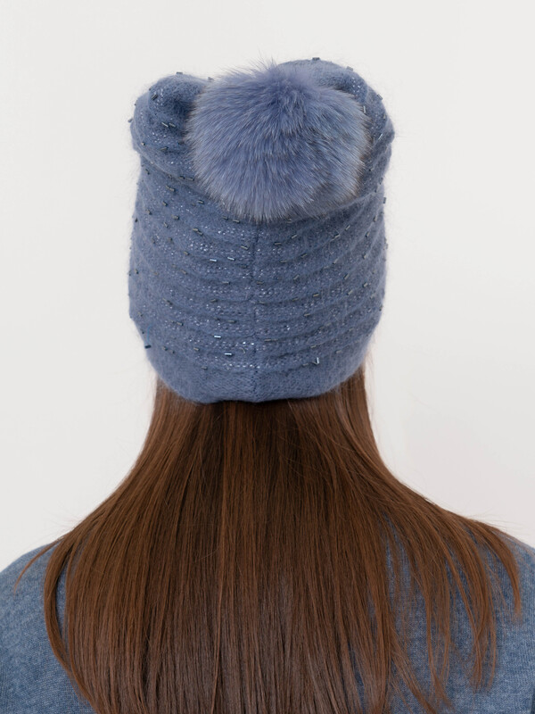 ЭS6726 CLP/20-2 Шапка с помпоном Vizio