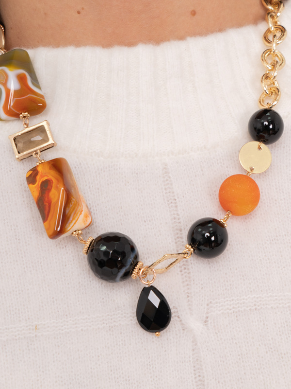 356509/21-02 Колье Королевское золото Ярославна