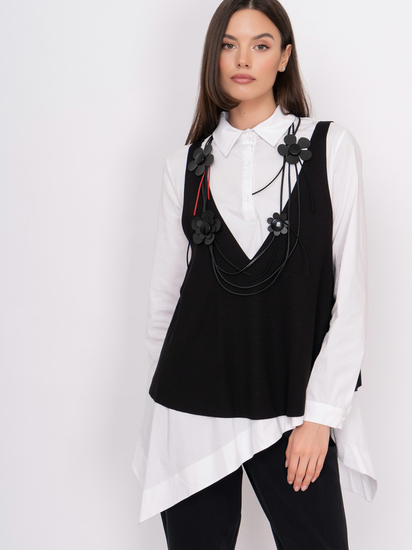 Э20WBLO085V00/22-01 Комплект (блуза+жилет) Verda