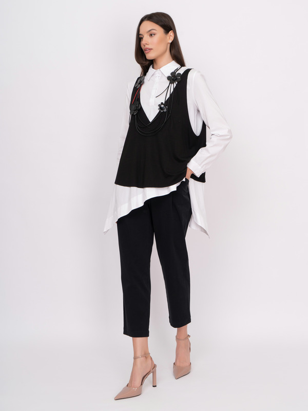 Э20WBLO085V00/22-01 Комплект (блуза+жилет) Verda