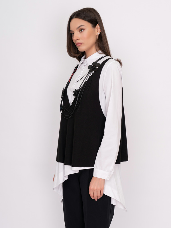 Э20WBLO085V00/22-01 Комплект (блуза+жилет) Verda