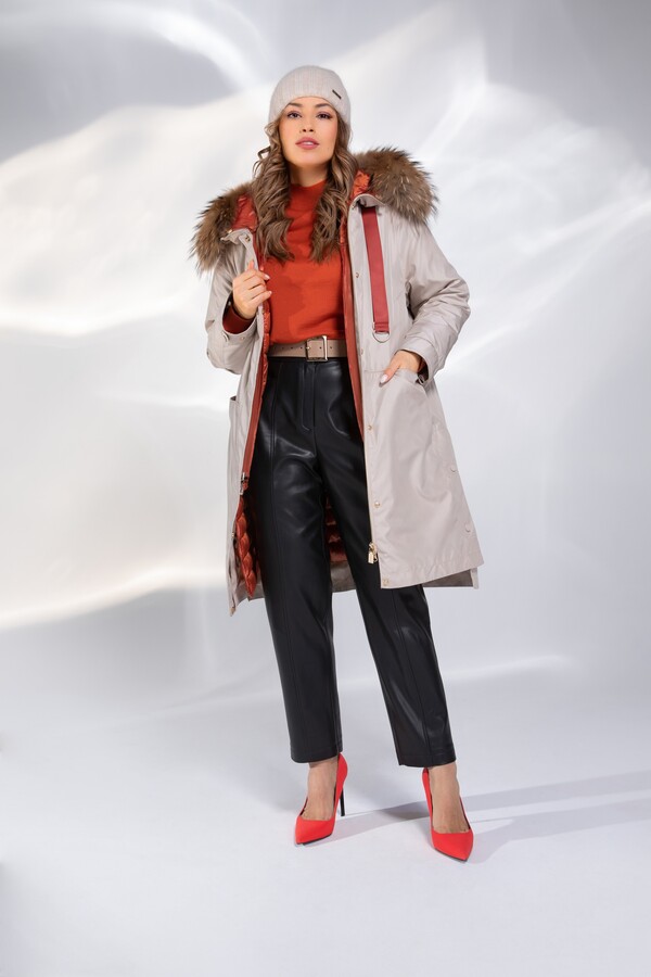 Э3355-223/м/22-02 Пальто утепленное Franco Vello