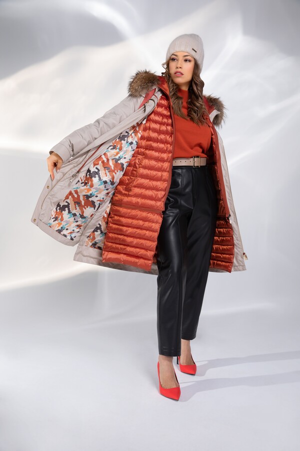 Э3355-223/м/22-02 Пальто утепленное Franco Vello