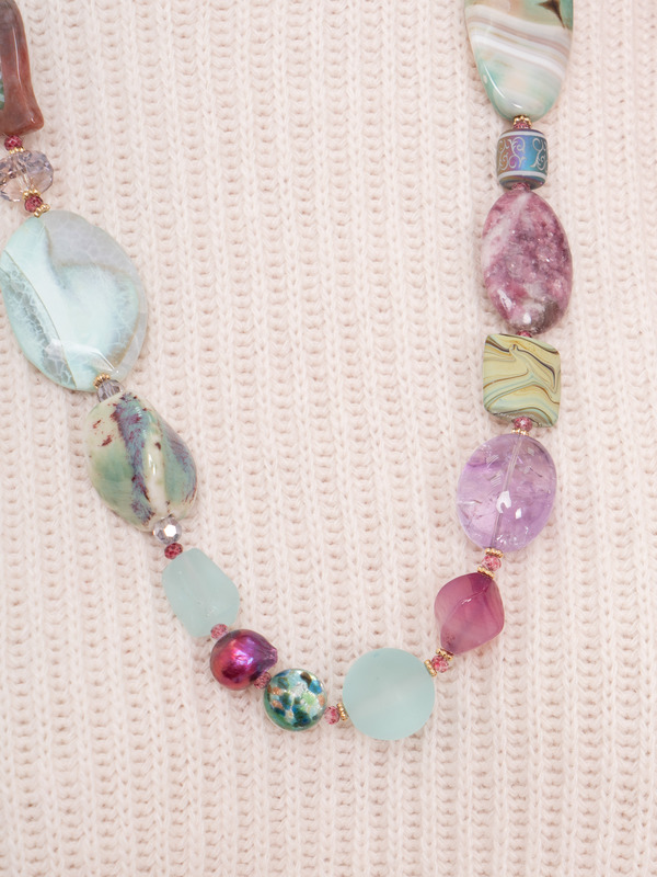 360964/21-02 Бусы Весна наколдует ср. Ярославна