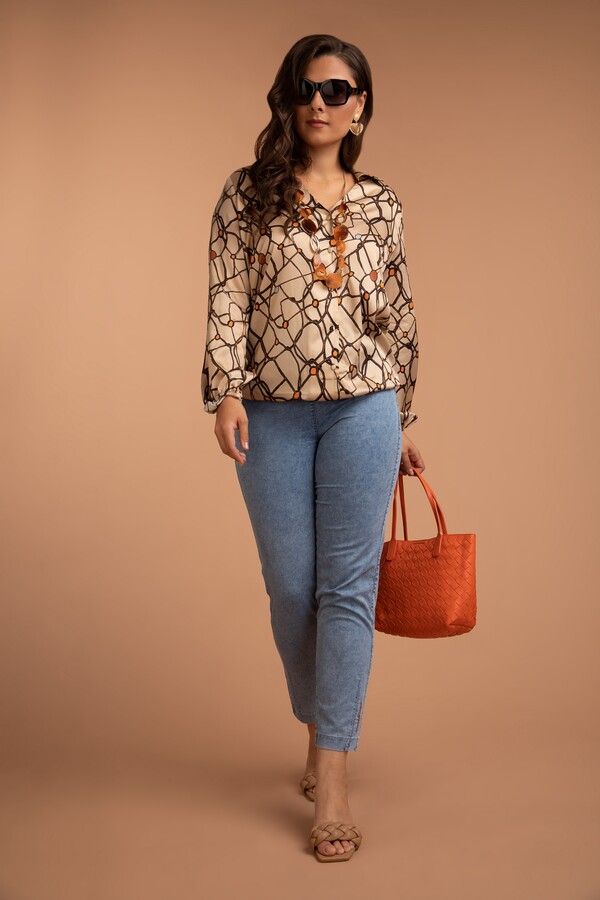 Э7211-122/22-01 Брюки джинсовые Franco Vello