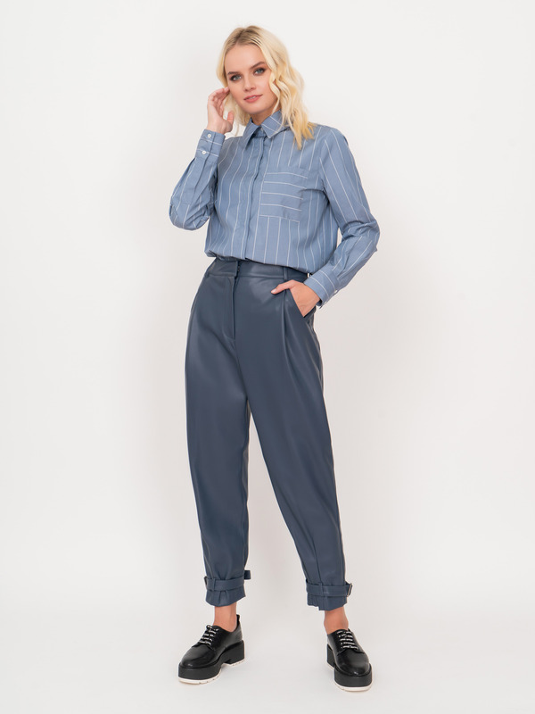 Э21FA4842CL633/21-02 Блузка (рубашка джинсовая) Beatrice