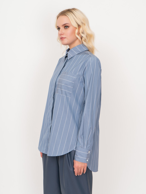 Э21FA4842CL633/21-02 Блузка (рубашка джинсовая) Beatrice