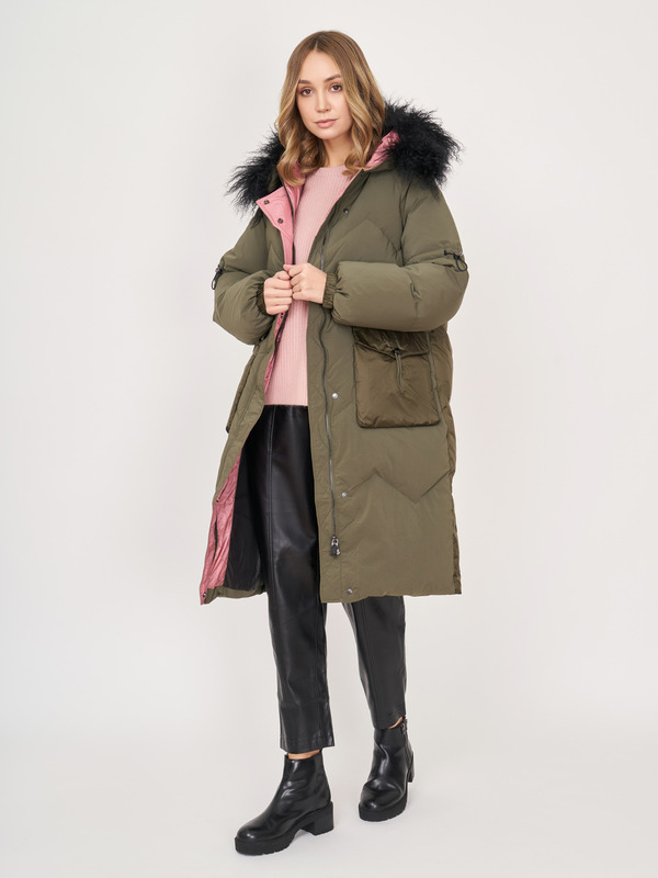 Э3306-223/м/22-02 Пальто утепленное Franco Vello