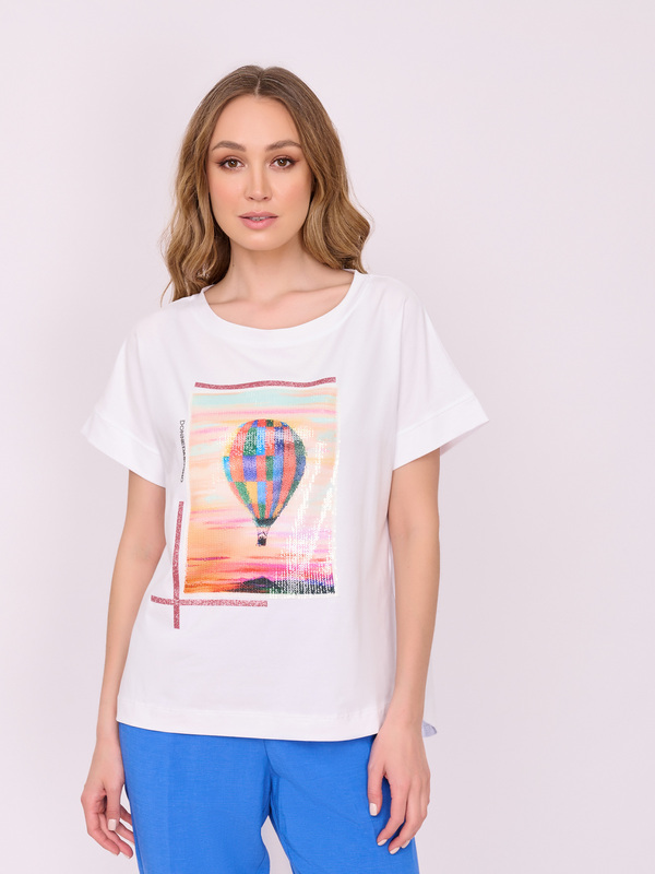 Э23D2452/23-01 Футболка Donne da Sogno