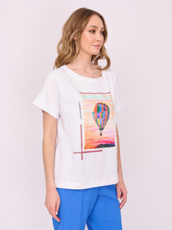 Э23D2452/23-01 Футболка Donne da Sogno