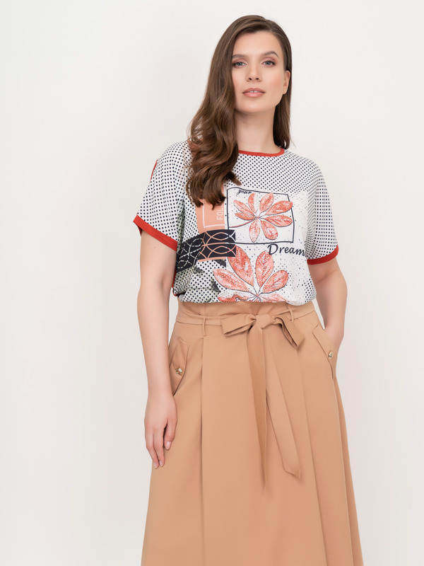 Э2198-121/21-01 Блуза тр. Franco Vello