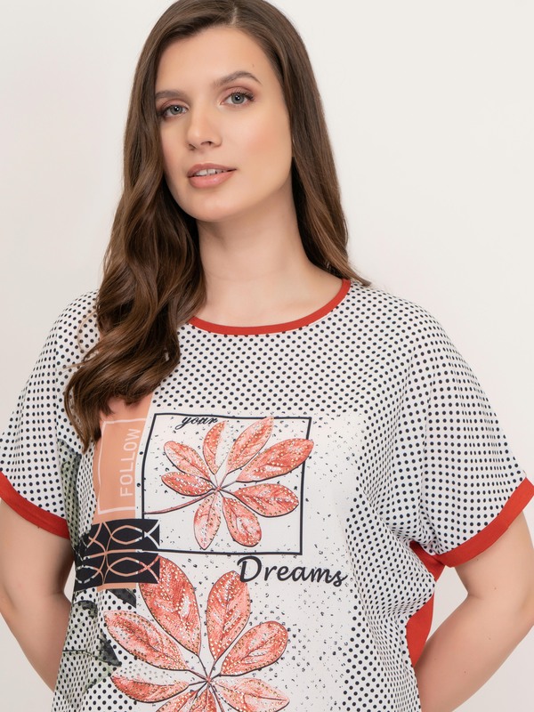 Э2198-121/21-01 Блуза тр. Franco Vello