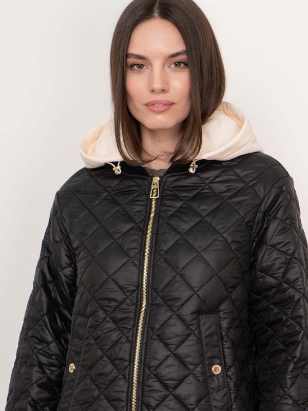 Э3274-122-nero/м/22-01 Пальто утепленное Franco Vello