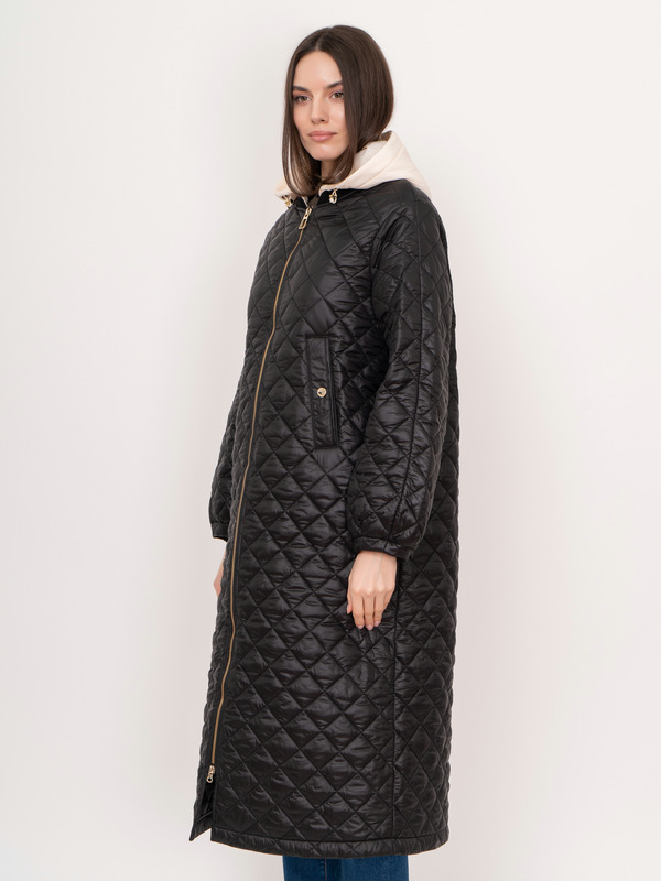 Э3274-122-nero/м/22-01 Пальто утепленное Franco Vello