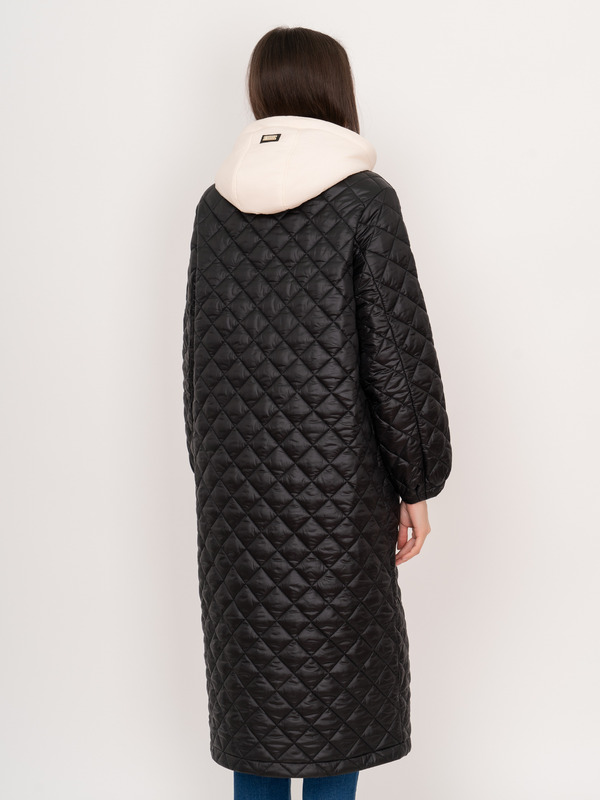 Э3274-122-nero/м/22-01 Пальто утепленное Franco Vello