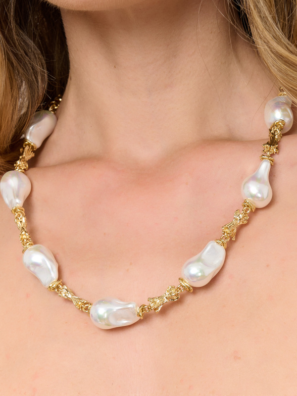 Э465119/25-02 Колье Perl de luxe Ярославна