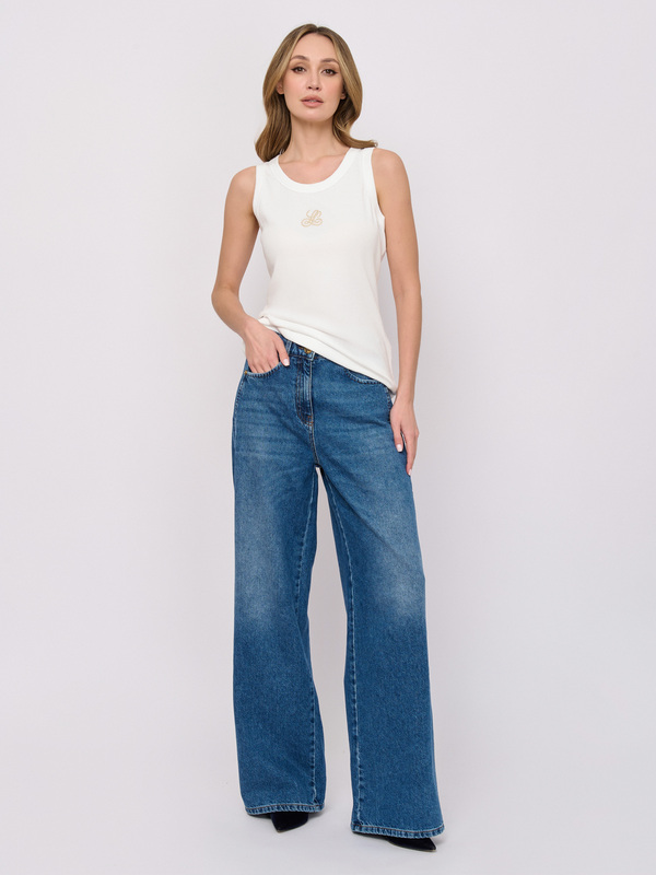 С BORDO/м/26-01 Блузка типа топ тр. Luisa Spagnoli