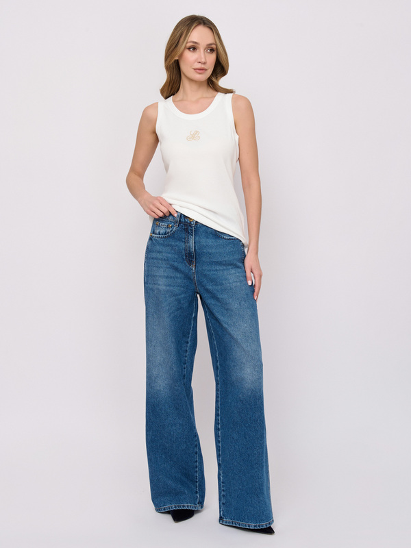 С BORDO/м/26-01 Блузка типа топ тр. Luisa Spagnoli