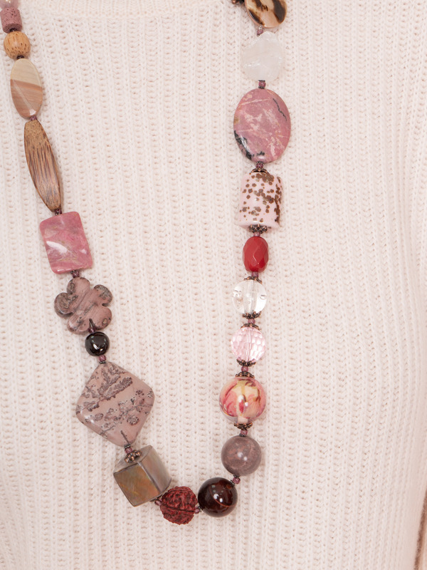 179629/21-02 Бусы Зимняя вишня ср. Ярославна