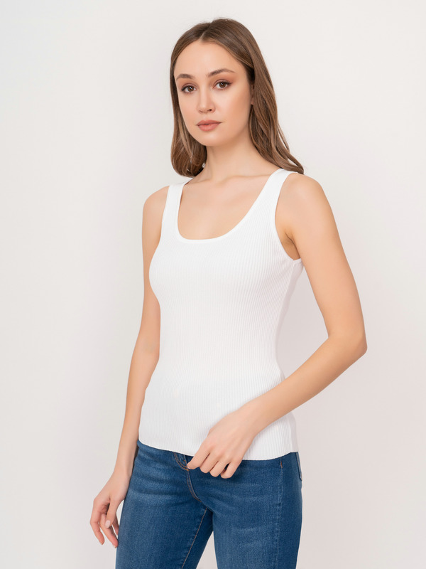 ЭCONIO/22-01 Майка (топ) трикотажная Luisa Spagnoli