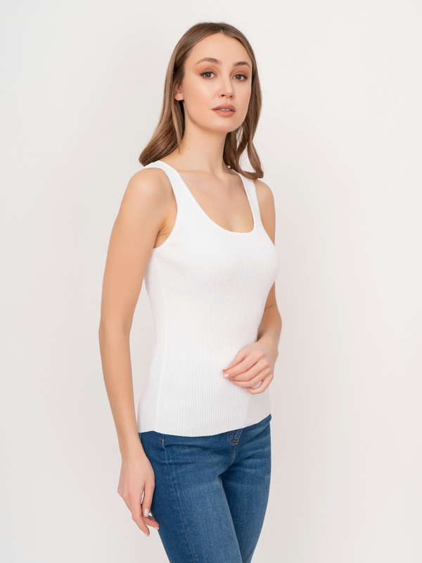 ЭCONIO/22-01 Майка (топ) трикотажная Luisa Spagnoli