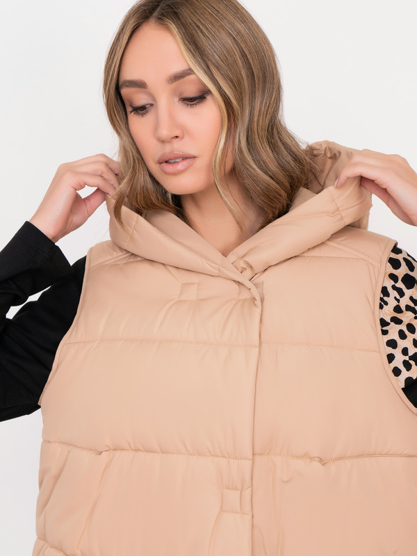 Э740002-21508/21-02 Куртка без рукавов (Жилет) Samoon