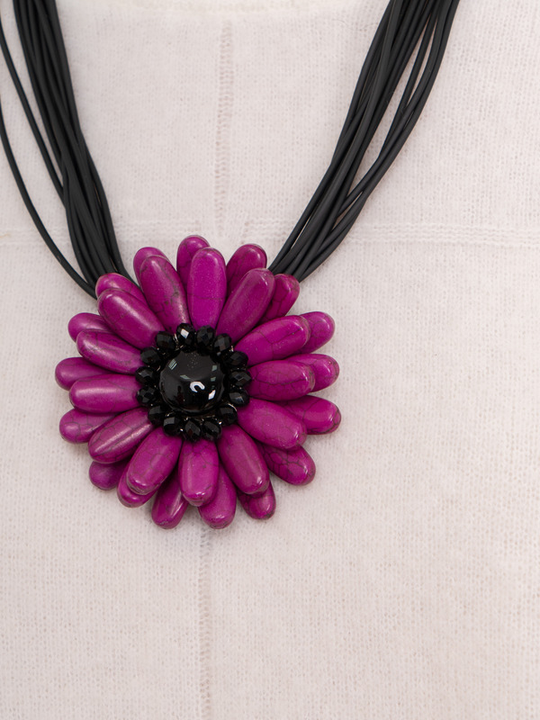 429876/21-02 Колье Чудесный сад Ярославна