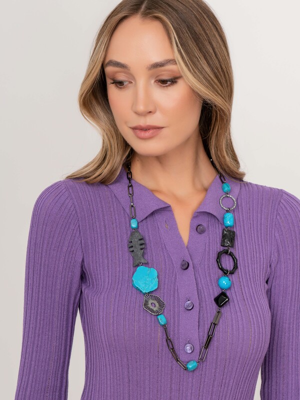 Э383154/22-02 Бусы Метаморфозы ср. Ярославна