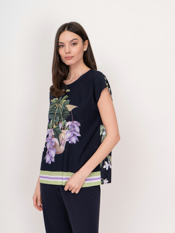 ЭSCICLI 246/22-01 Блузка типа топ Moretti