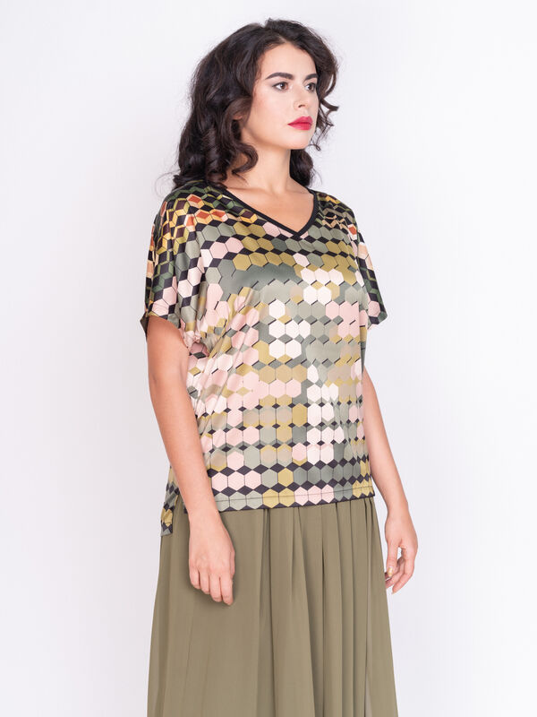 Э12122-S19/19-01 Блуза Franco Vello