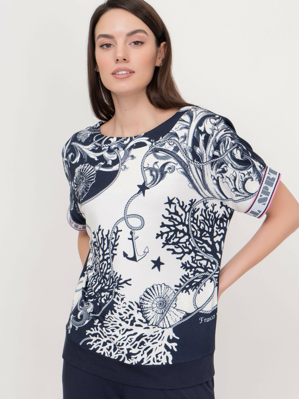 Э2180-121/21-01 Блуза тр. Franco Vello