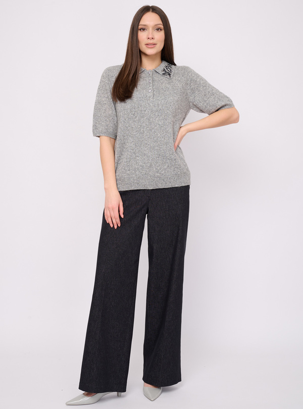 5116-227/26-02 Джемпер вязаный (поло) Franco Vello