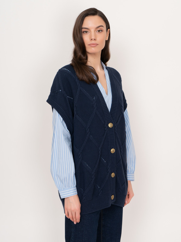 Э33510124 DINA/22-01 Жилет тр. MARELLA SPORT