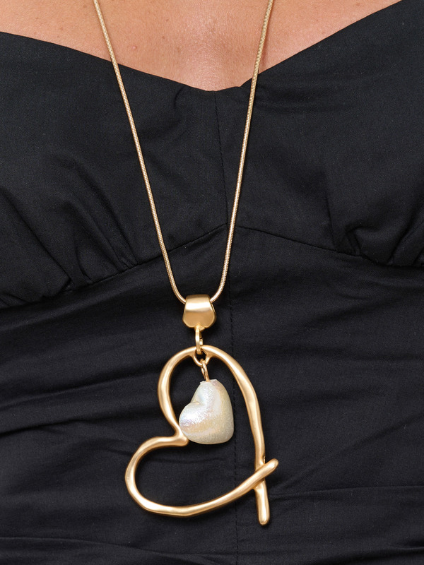 Э390268/24-02 Колье Сердечные тайны Ярославна