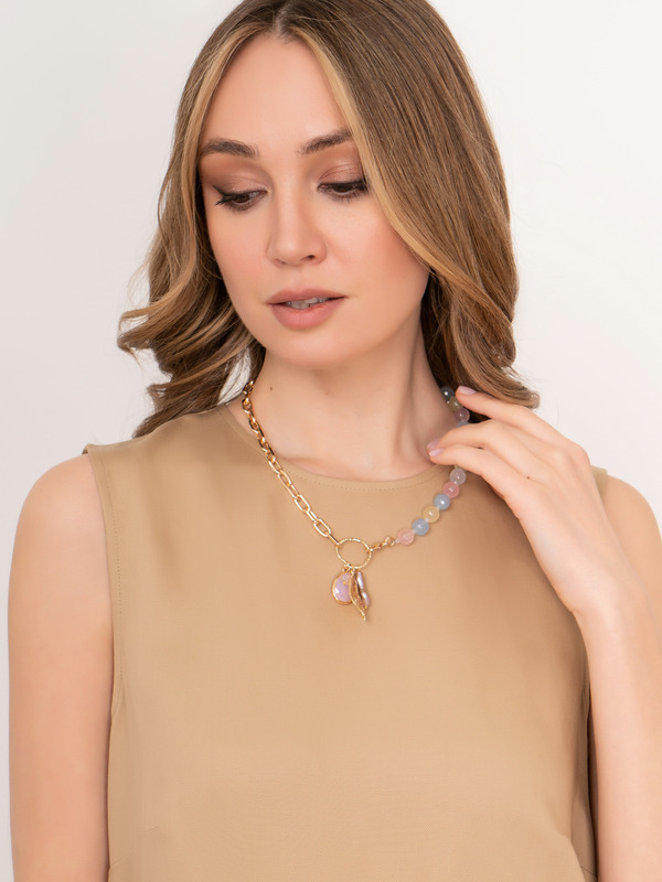 Э371038/22-01 Колье-трансформер МЕЧТАЙ СИЯЙ Ярославна