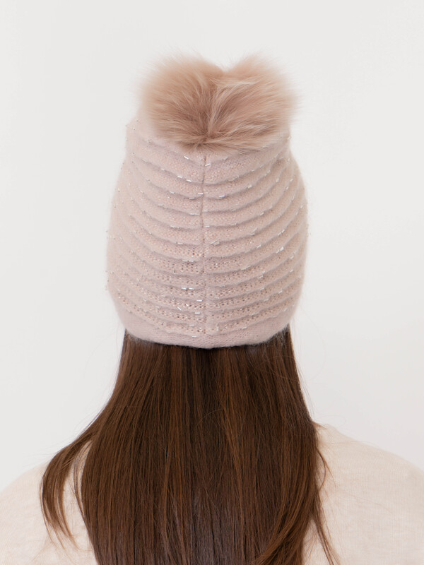 ЭS6726 CLP/20-2 Шапка с помпоном Vizio