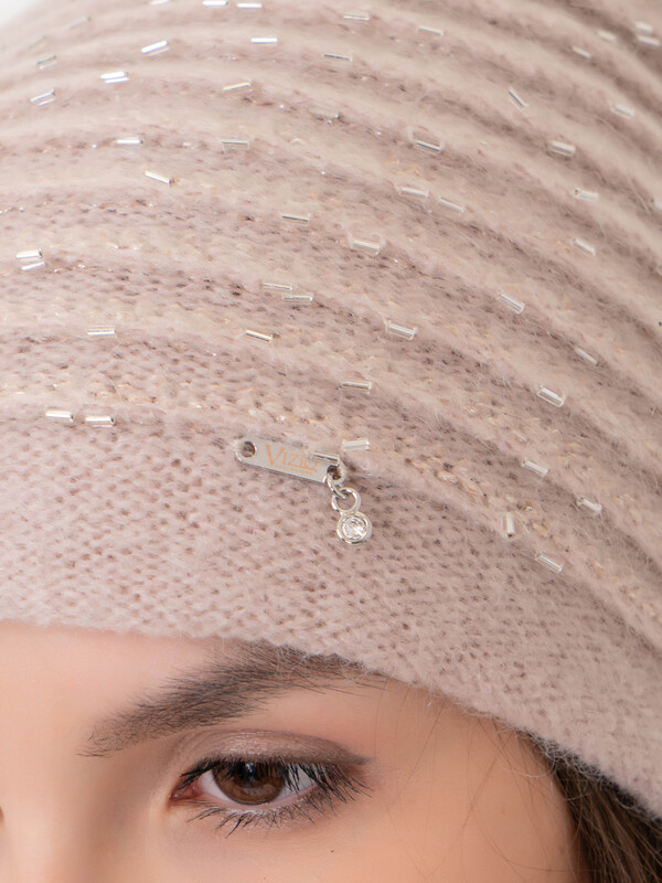 ЭS6726 CLP/20-2 Шапка с помпоном Vizio