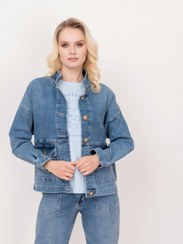 Э4183/3804/м/22-01 Куртка джинсовая Betty&Co
