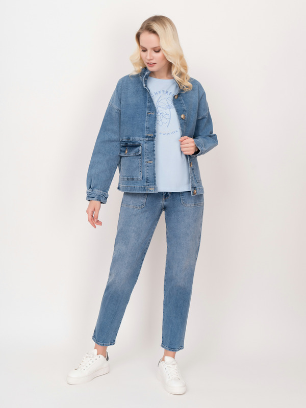 Э4183/3804/м/22-01 Куртка джинсовая Betty&Co